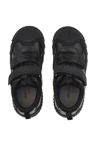 Start-Rite Extreme Pri Black Leather Wide Fit Shoes