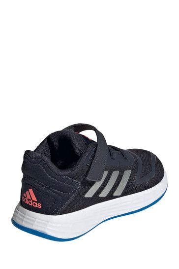 adidas Blue Duramo 10 Infant Strap Trainers