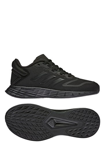 adidas Black Duramo 10 Youth & Junior Lace Trainers