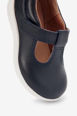 Little Luxe™ Leather T-Bar Shoes Standard Fit (F)