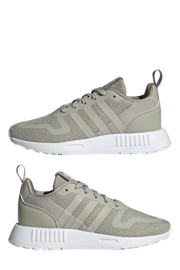 حذاء رياضي دانتيل رمادي Multix Youth من adidas Originals