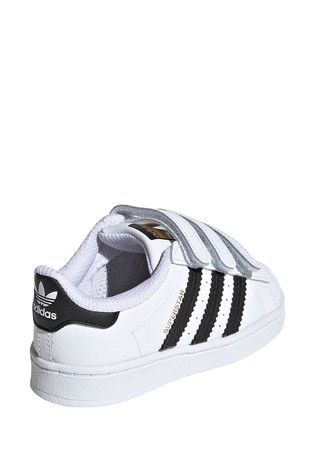 حذاء رياضي للأطفال الصغار Superstar Velcro من adidas Originals