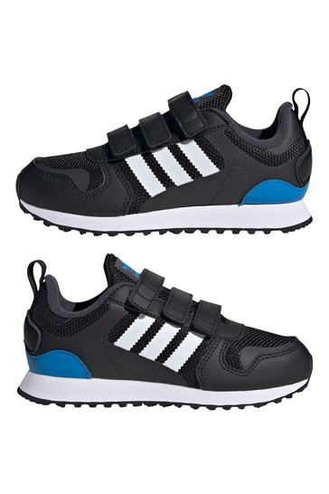 adidas originals Black Zx Junior Strap Trainers