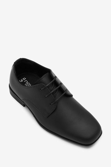 Leather Derby Lace-Up Shoes