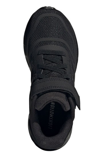 adidas Black Duramo 10 Youth & Junior Strap Trainers