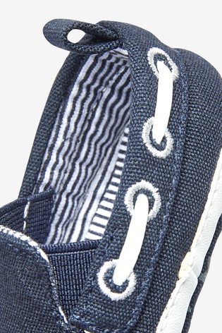 Baby Pram Slip-On Boat Shoes (0-24mths)