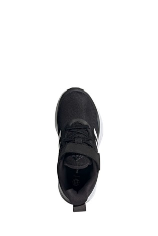 adidas Black FortaRun Youth + Junior Trainers