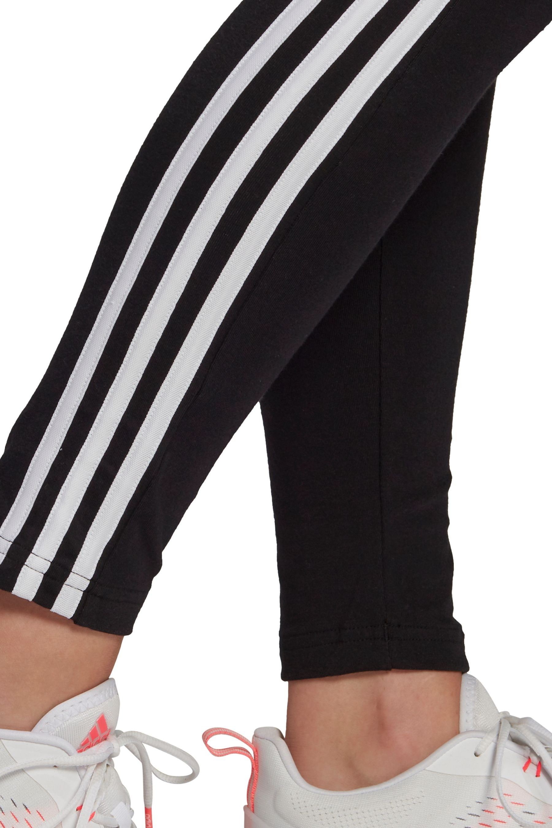 adidas Black 3 Stripe Leggings