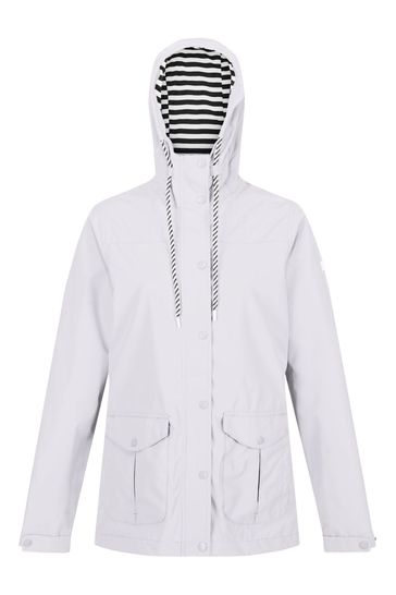 Regatta Bayarma White Waterproof Jacket