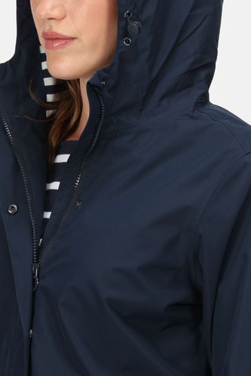 Regatta Blakesleigh Blue Longline Waterproof Jacket