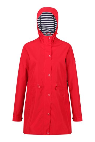 Regatta Blakesleigh Red Longline Waterproof Jacket