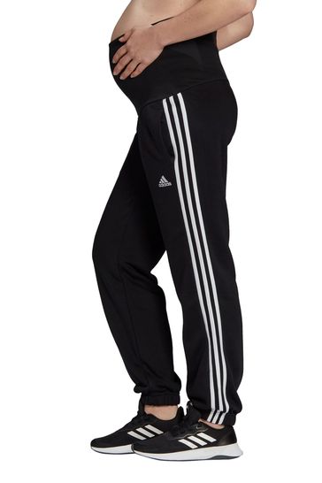 adidas Maternity 3 Stripe Cotton Joggers