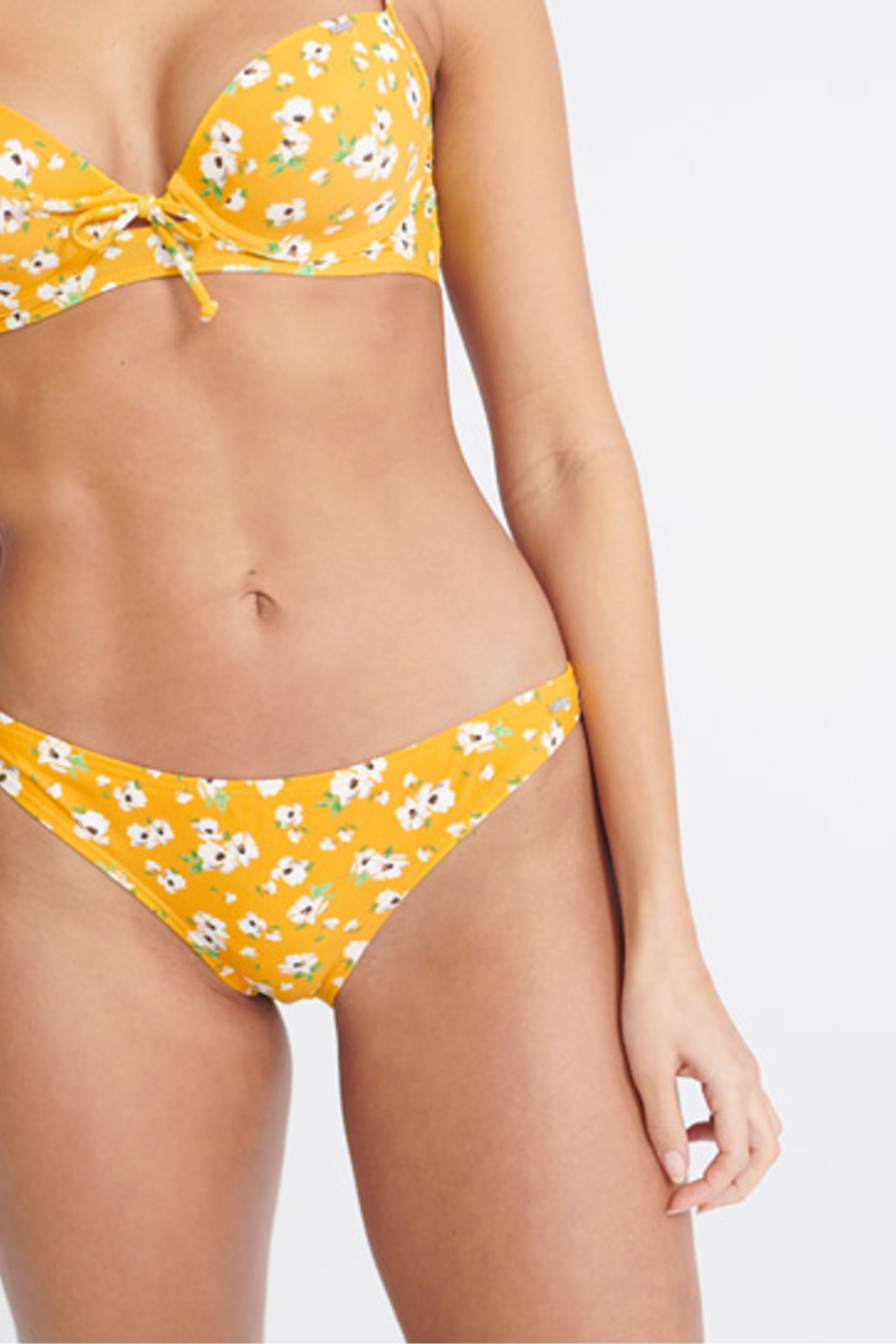 Superdry Eden Yellow Bikini Bottoms