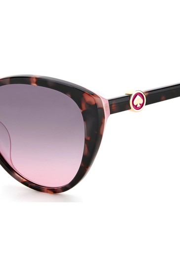 kate spade new york Visalia Tortoiseshell Brown Sunglasses