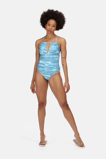 Regatta Blue Halliday Swimming Costume