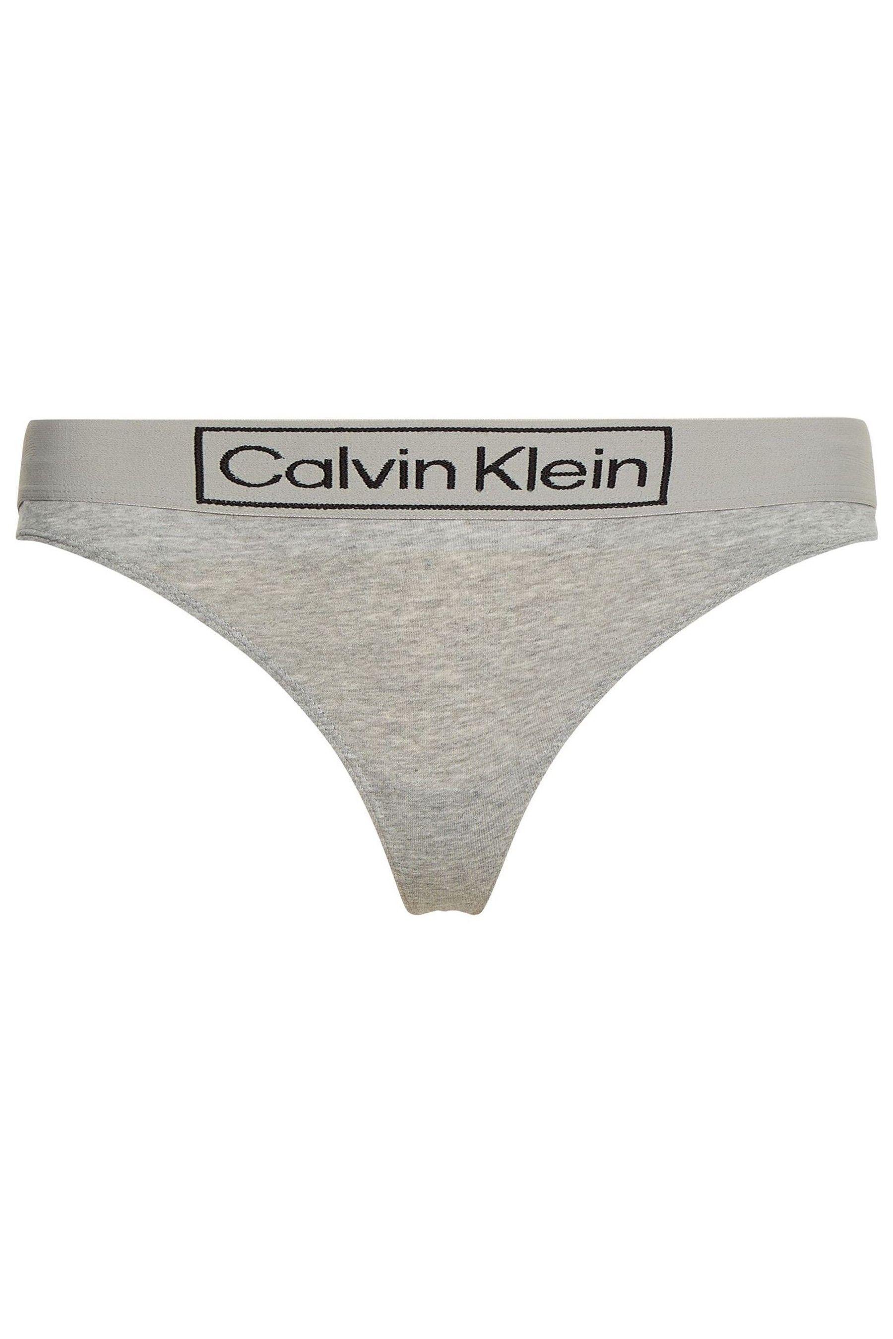 Calvin Klein Grey Reimagined Heritage Thong