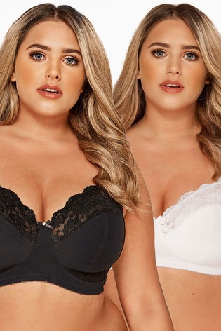 Yours Curve Non-Wired Soft Cup Bras- Pack Of 2