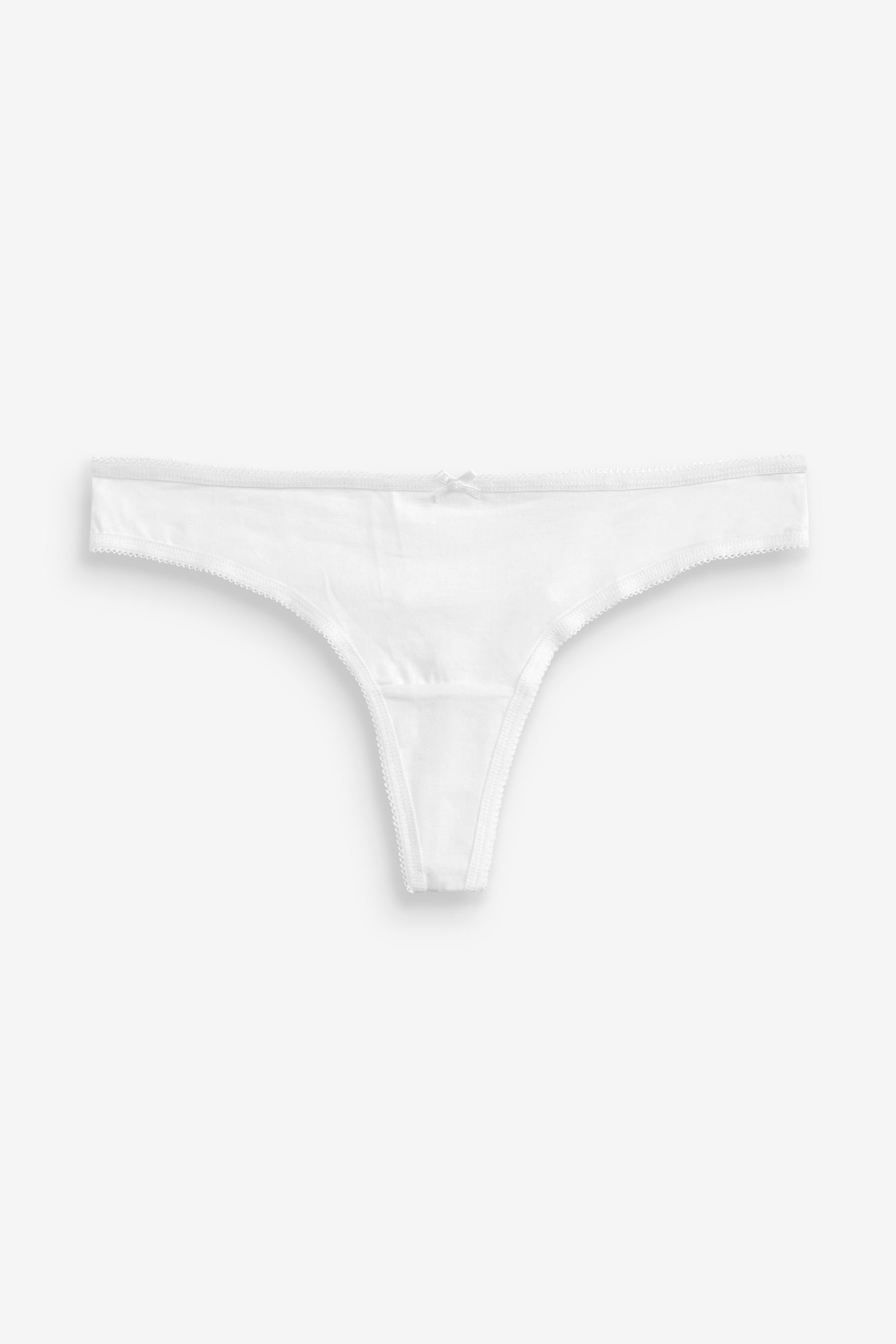 Cotton Knickers 5 Pack Thong