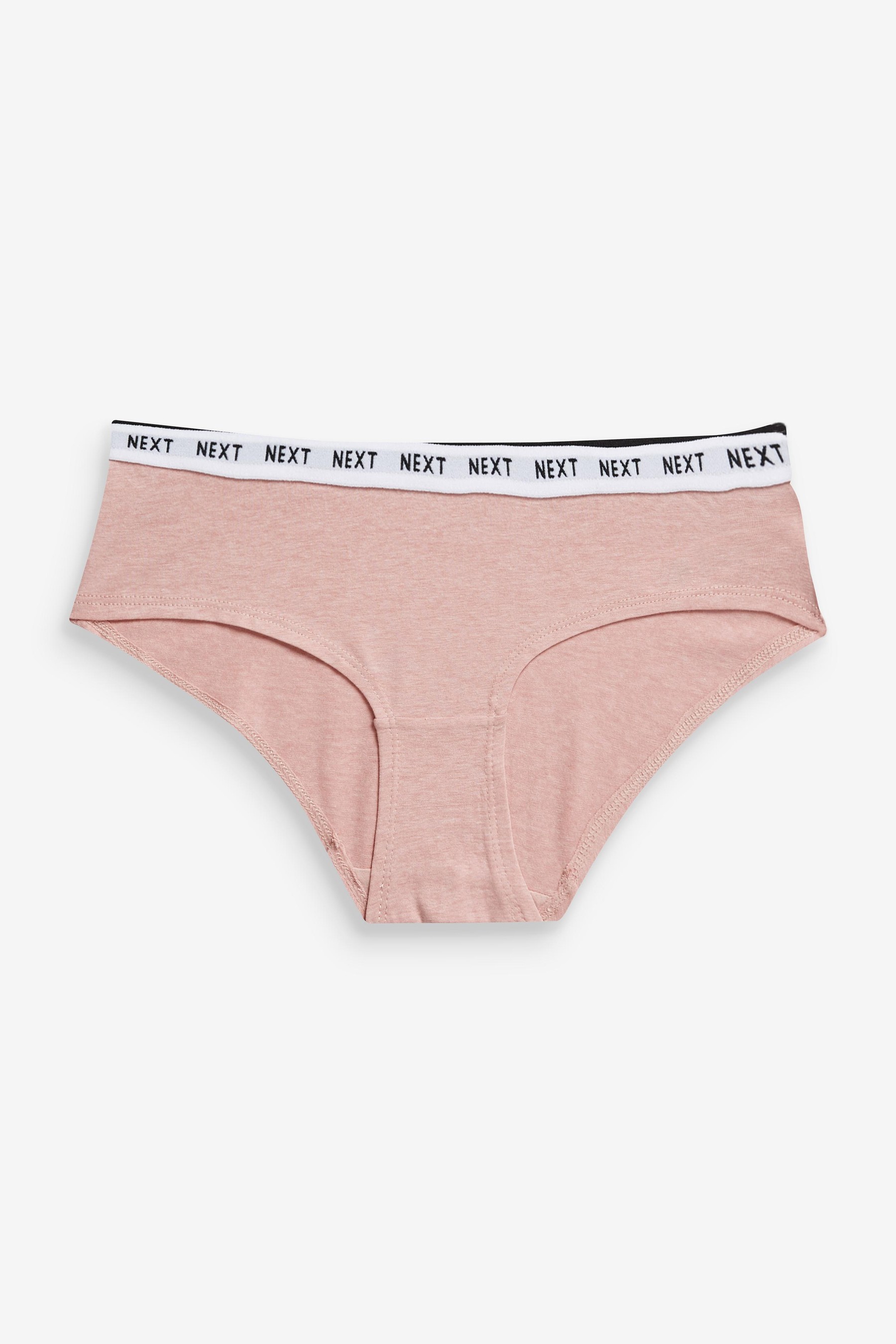 Cotton Rich Logo Knickers 4 Pack Short