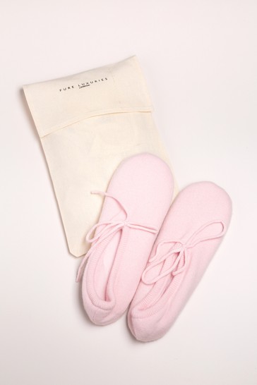 Pure Luxuries London Millom Cashmere & Merino Wool Slippers