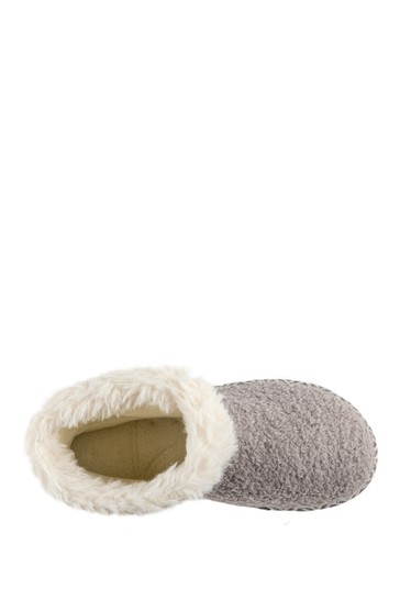 Totes Isotoner Ladies Bobble Boot Slippers