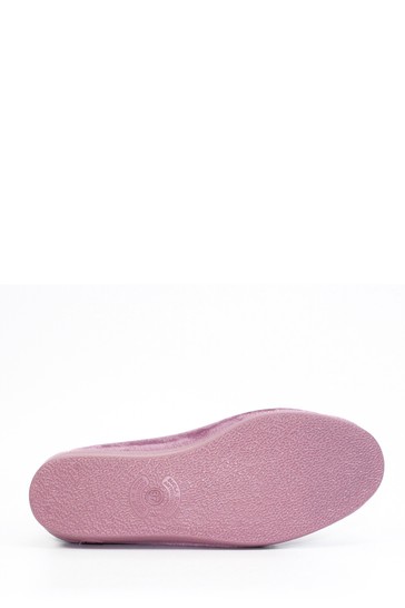 Lunar Pink Butterfly Slippers