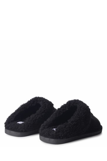 Linzi Jocelyn Faux Shearling Trim Slipper Mule