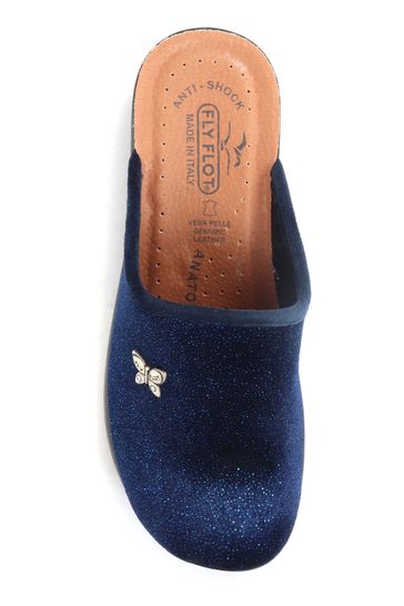 Fly Flot Ladies Wide Fit Mule Slippers