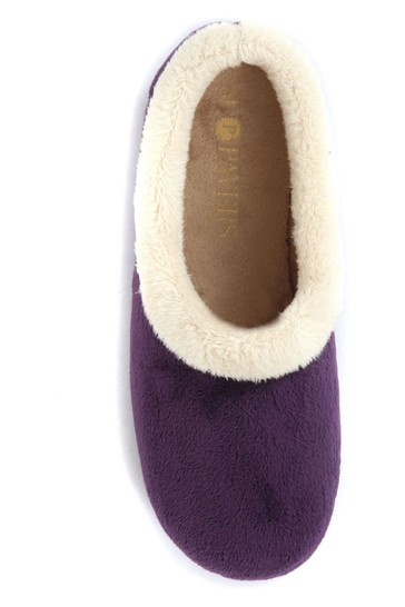 Pavers Purple Ladies Full Slippers