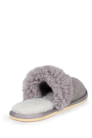 Celtic & Co Grey Ladies' Turnback Mules