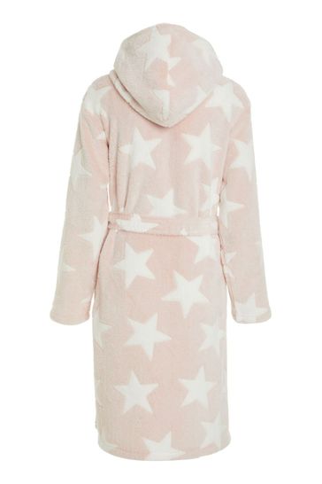 Quiz Embossed Hooded Dressing Gown