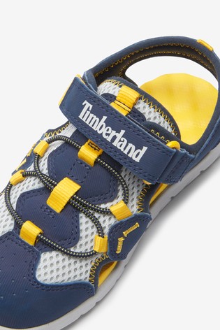 Timberland® Navy Perkins Row 2 Strap Sandals