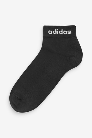 adidas Kids Linear Logo Ankle Socks Three Pack