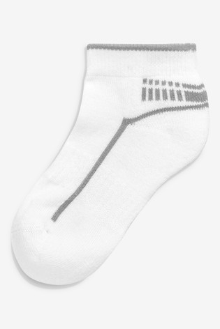 5 Pack Cushioned Footbed Sports Trainer Socks