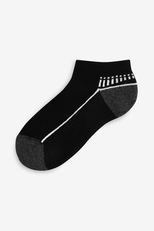 5 Pack Cushioned Footbed Sports Trainer Socks