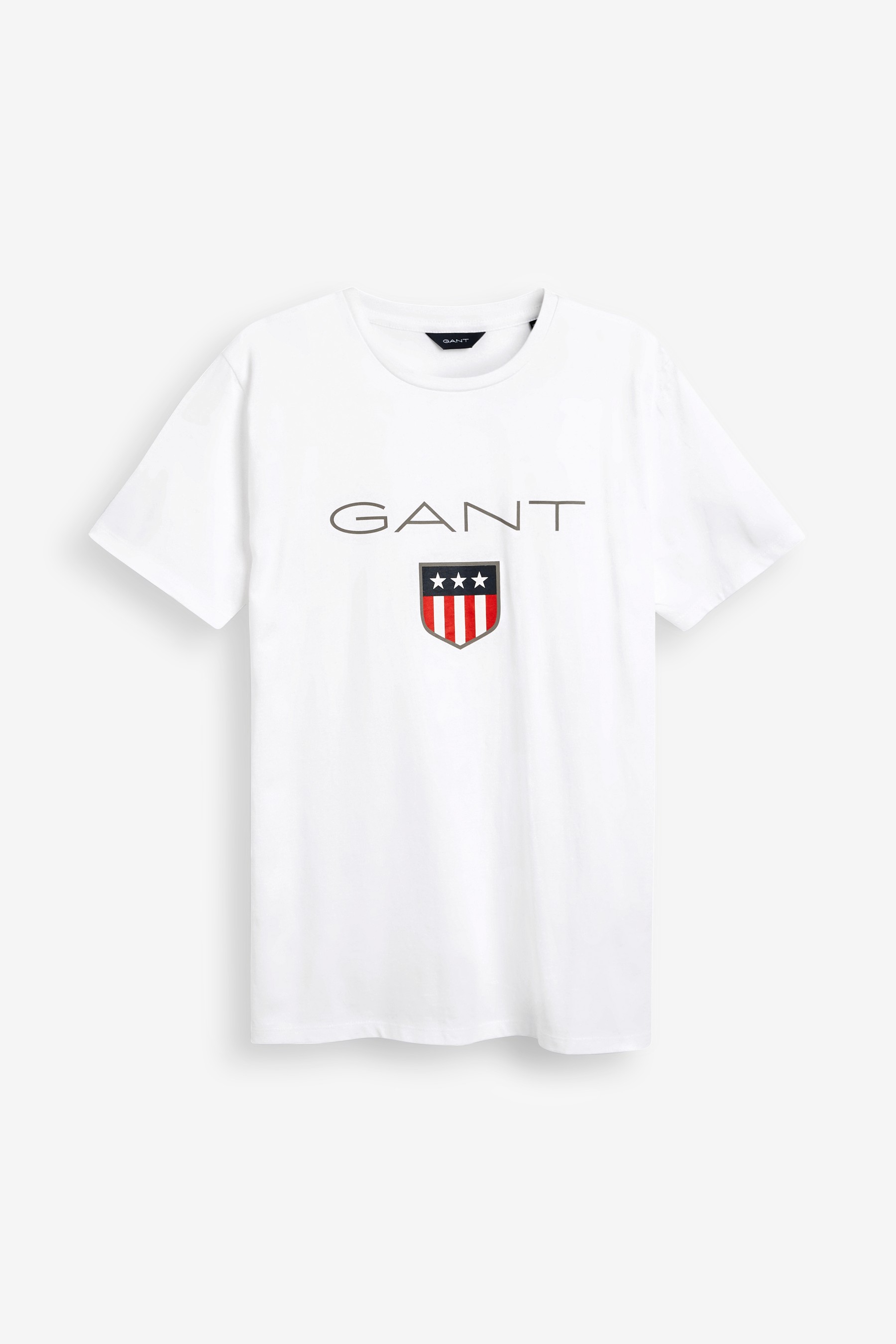 GANT White Teen Boys Shield T-Shirt