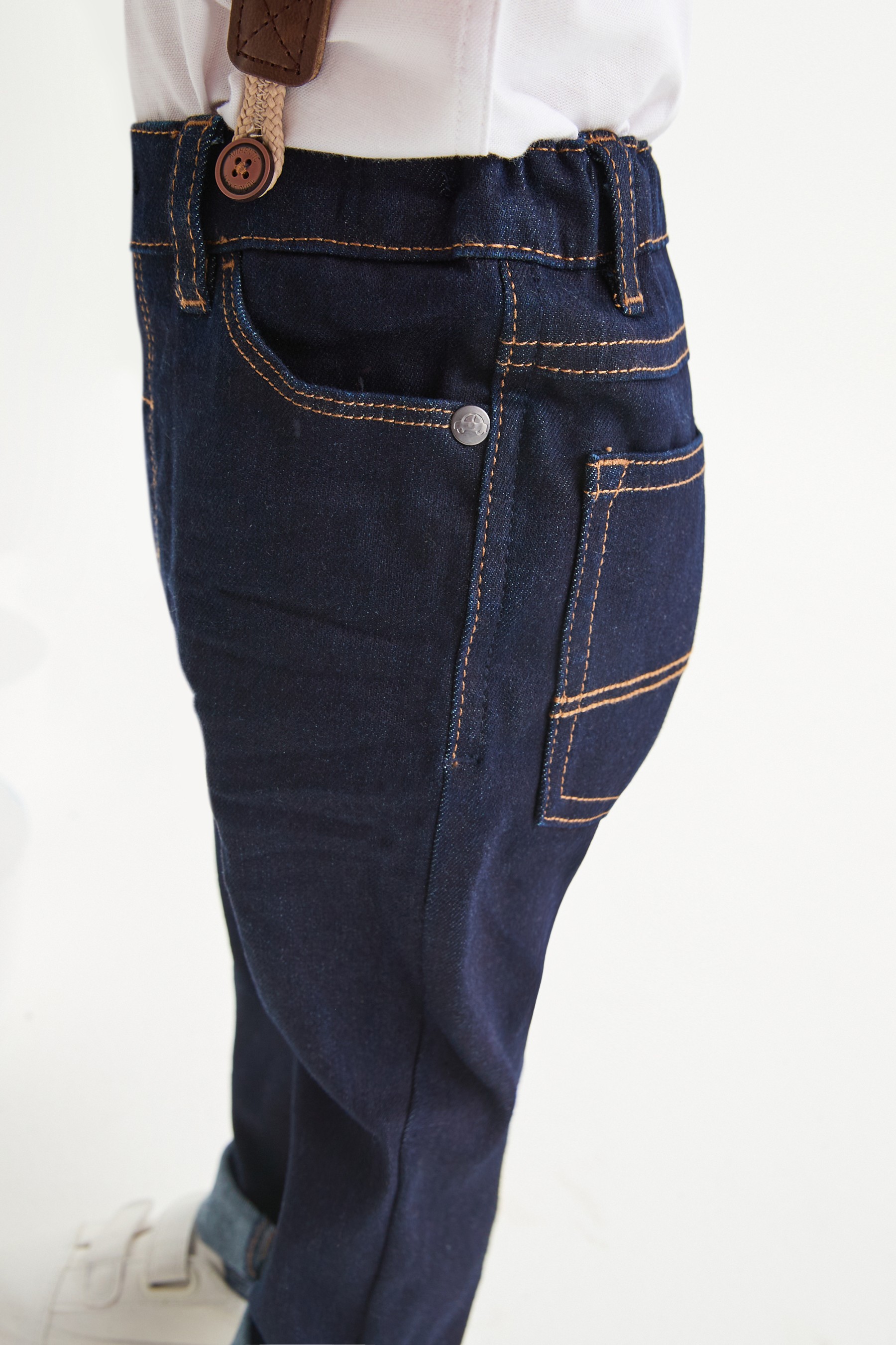 Five Pocket Jeans With Stretch (3mths-7yrs) Slim Fit