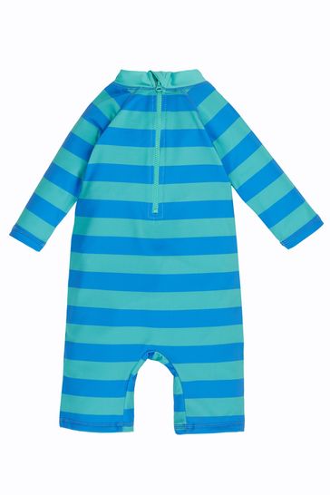 Frugi Blue Shark UPF 50+ Recycled Little Sunsafe Suit