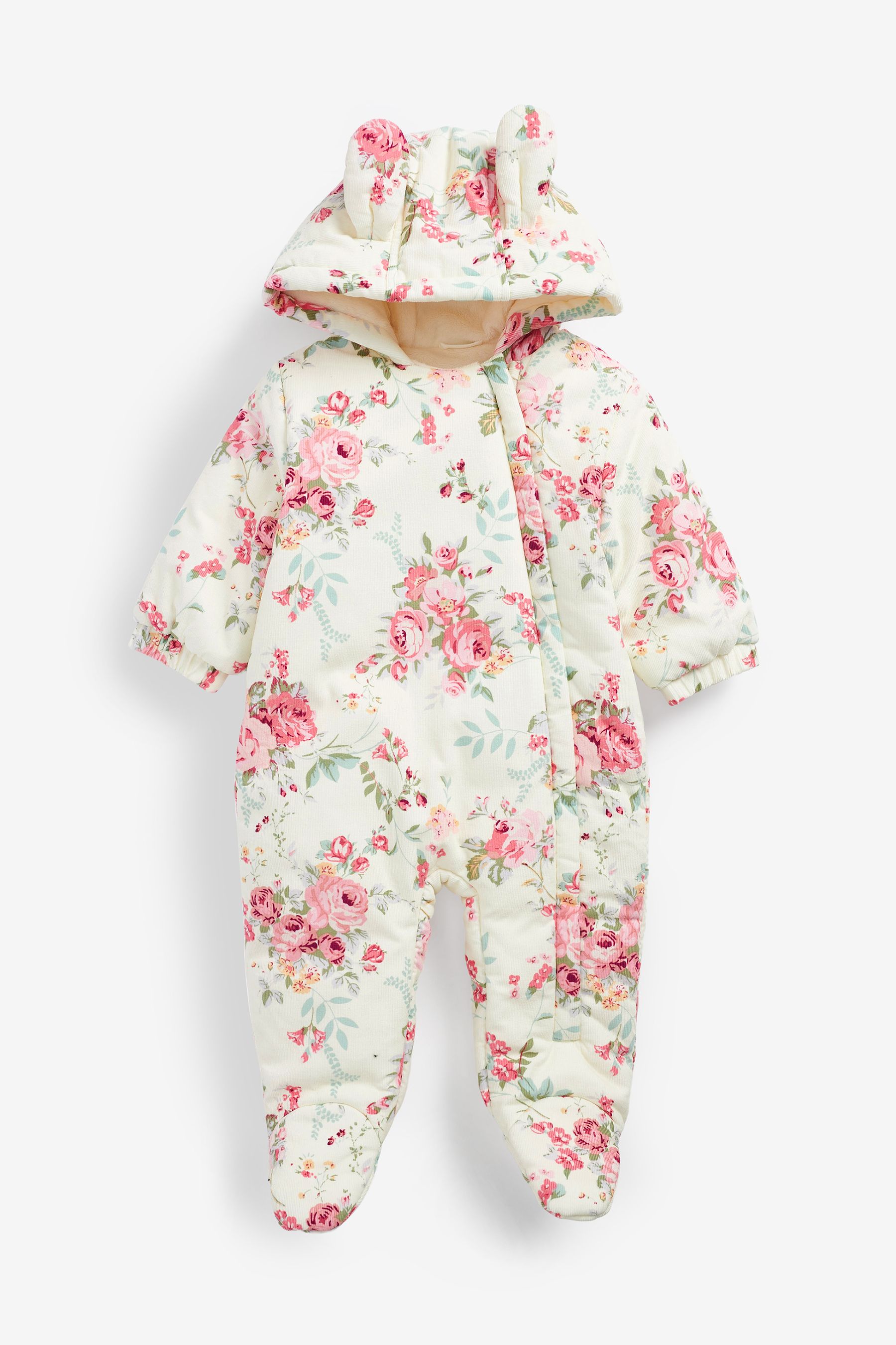 Floral Baby All-In-One Pramsuit (0mths-2yrs)