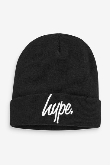 Hype. Script Beanie Hat And Gloves Set