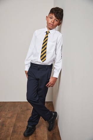 School Formal Straight Trousers (3-17yrs) Regular Waist