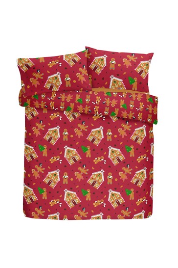 Bedlam Gingerbread Duvet Cover and Pillowcase Set