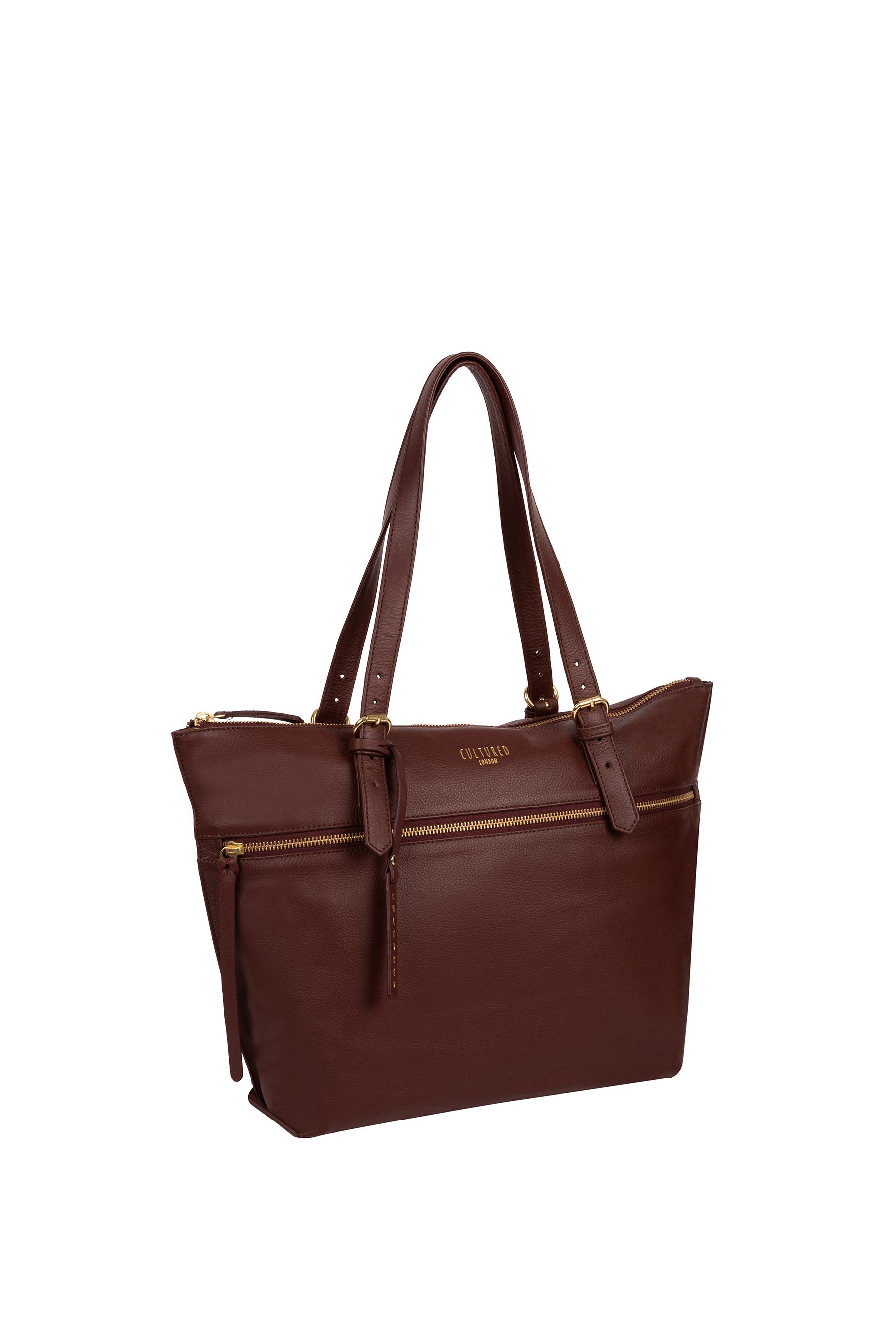 Cultured London Eco Collection Moorgate Leather Tote Bag