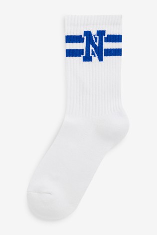 Next Sports Collegiate Style Cushion Sole Ankle Socks 4 Pack