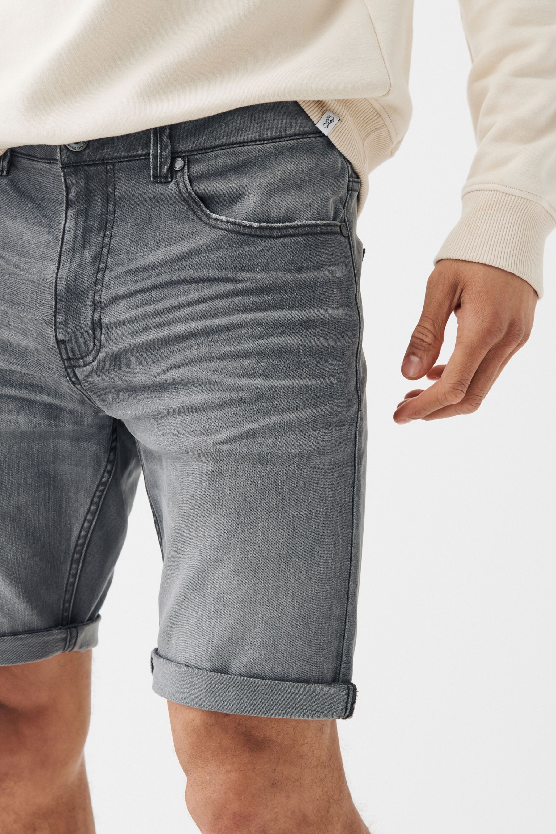 Denim Shorts Slim Fit