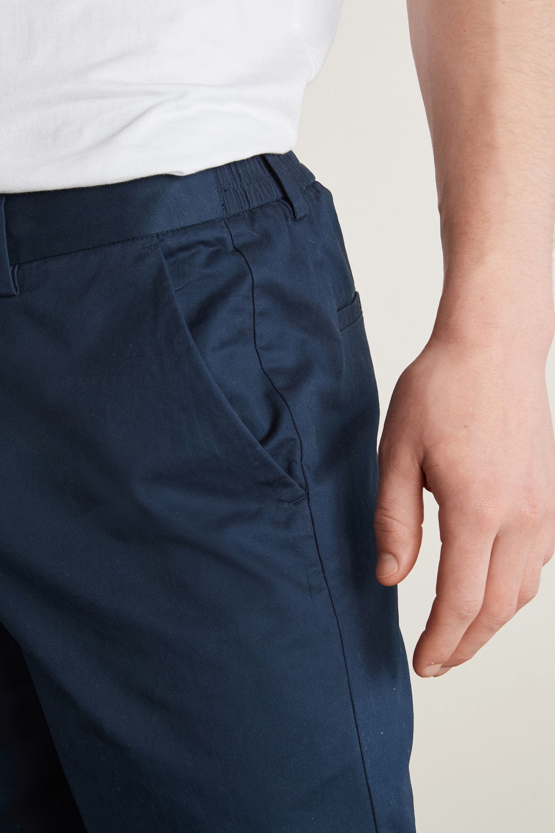 Stretch Chino Trousers Straight Fit