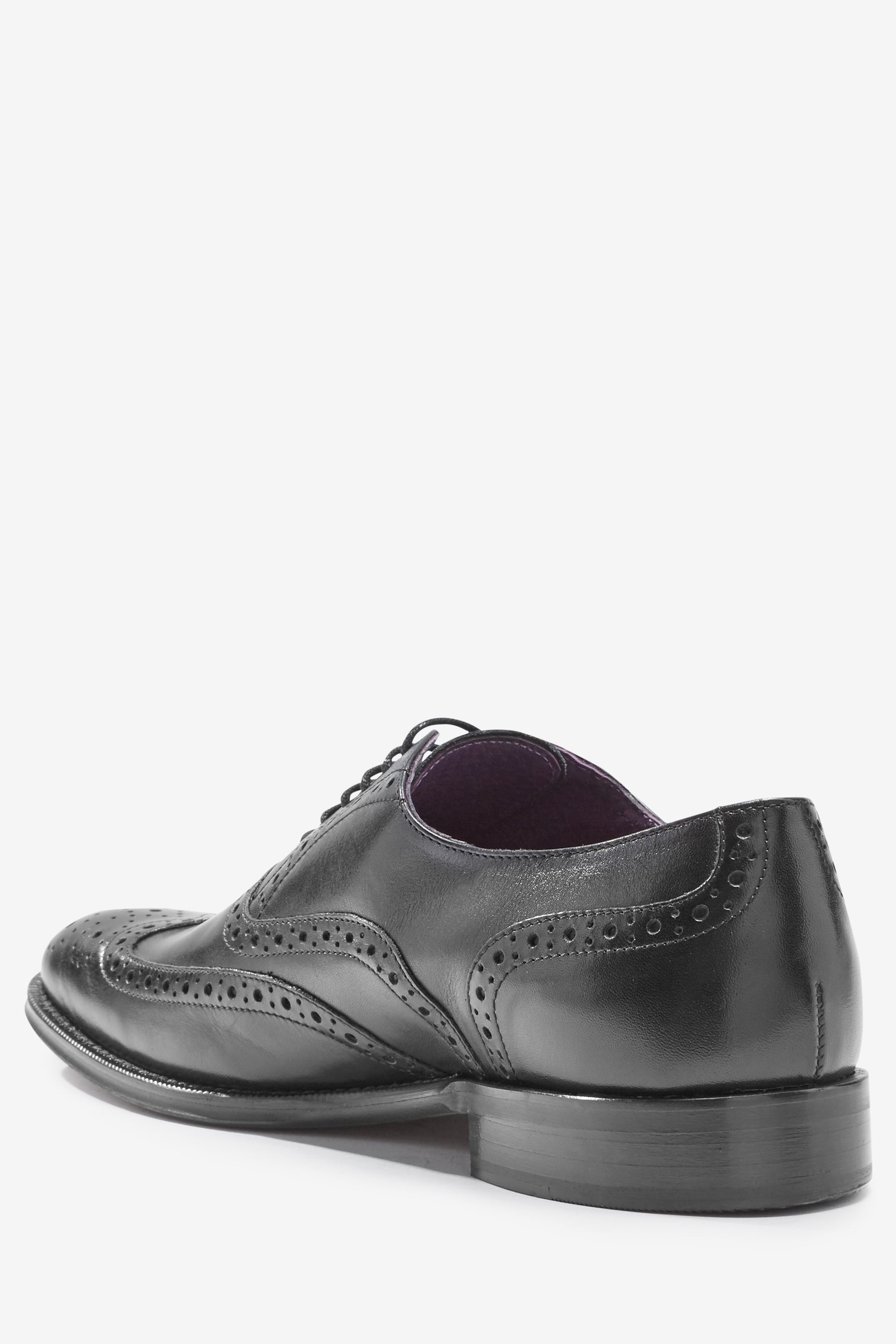 Signature Italian Leather Wing Cap Brogues