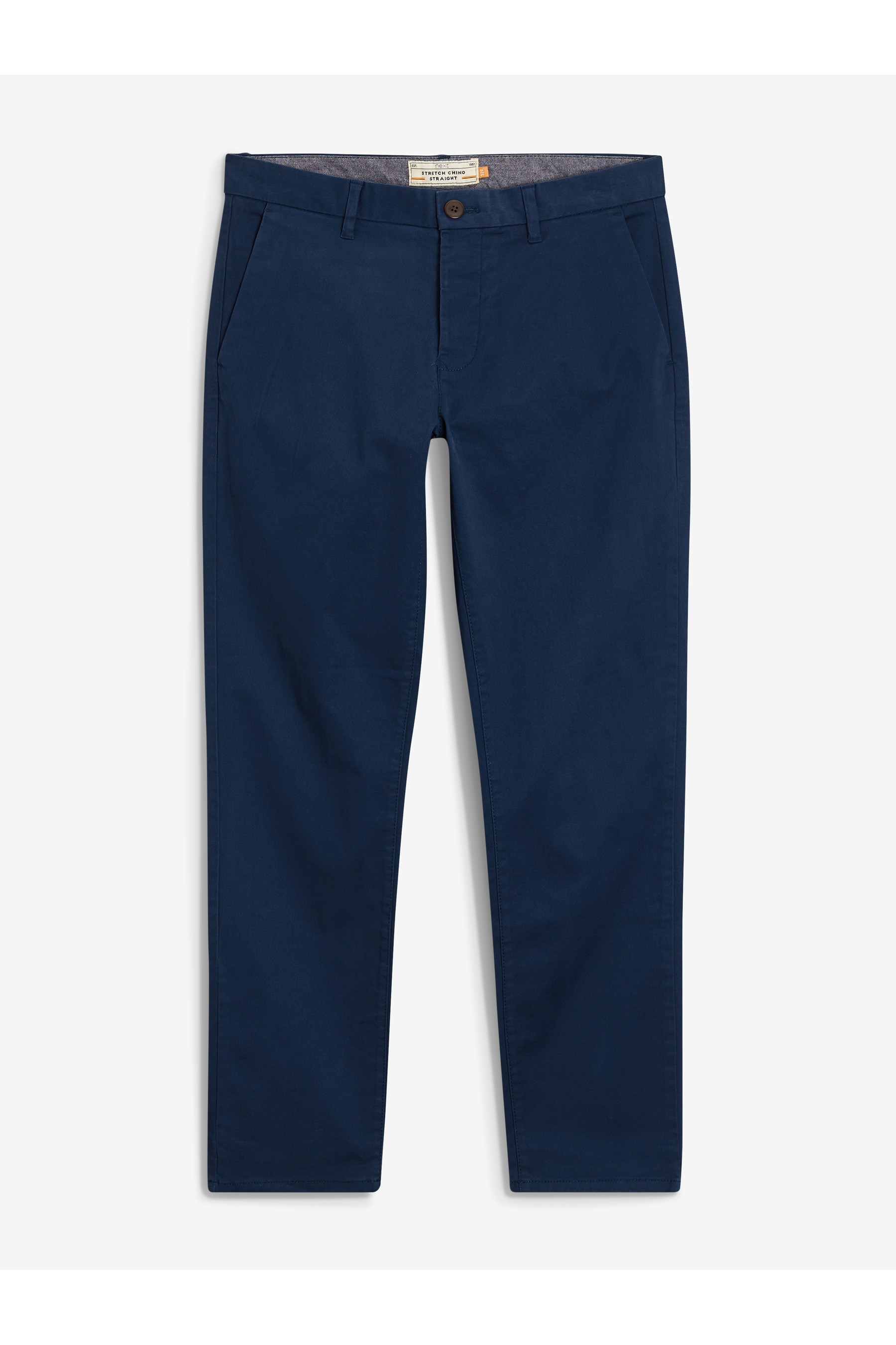 Stretch Chino Trousers Straight Fit