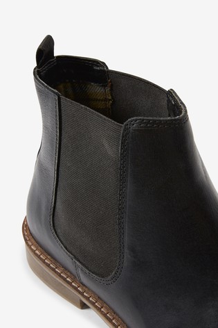 Waxy Finish Chelsea Boots