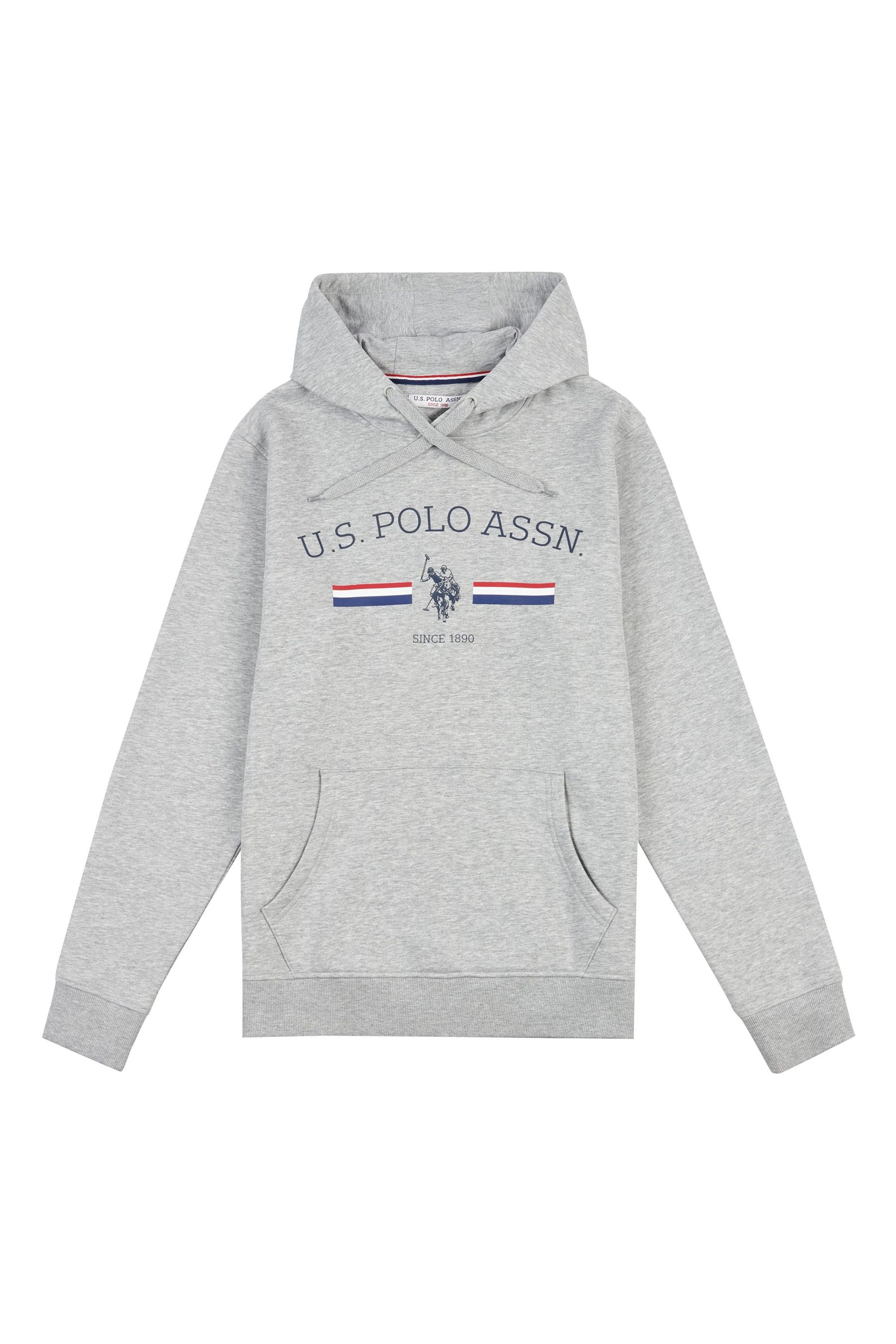 U.S. Polo Assn Grey Stripe Rider OH BB Hoodie